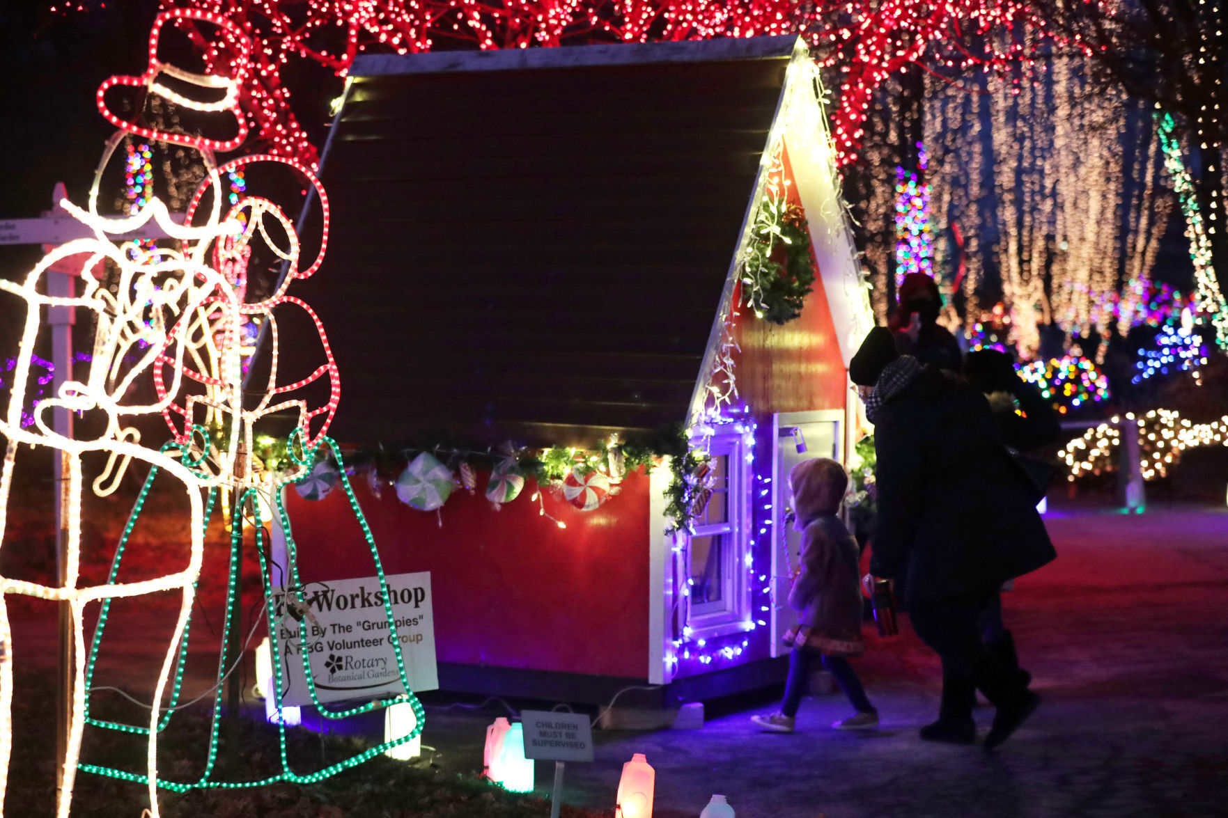 Rotary Botanical Gardens Holiday Light Show